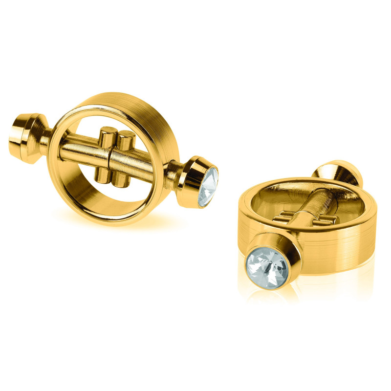 Fetish Fantasy Series Pinces Tétons Magnetic Gold
